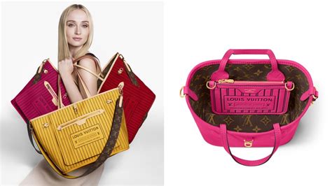 sophie louis vuitton|Sophie Turner Models Louis Vuitton Neverfull Inside Out Bags .